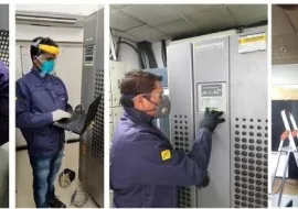 Socomec Expert Services technicians