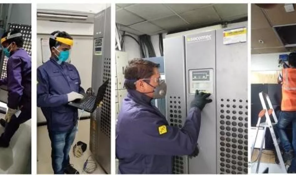 Socomec Expert Services technicians