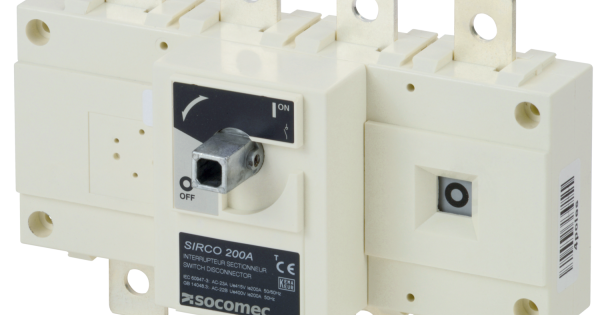 Interrupteur-sectionneur DC - SIRCO MC PV UL508i - SOCOMEC - pour  applications photovoltaïques / de sécurité / compact