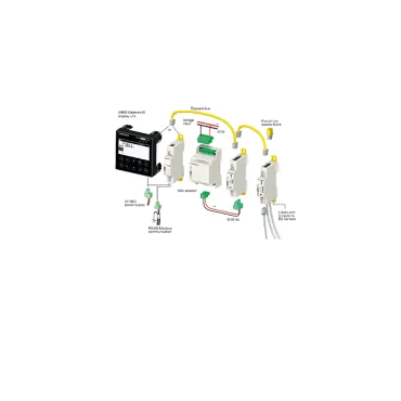 DIRIS Digiware Udc - Mesure, surveillance et qualité de l'énergie - EXPLODED_VIEW_EXT