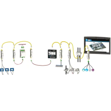 DIRIS Digiware Uac - Mesure, surveillance et qualité de l'énergie - EXPLODED_VIEW_EXT