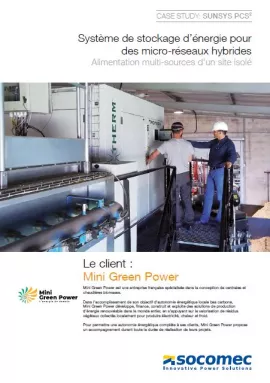 Système de stockage d'énergie pour des micro-réseaux hybrides